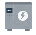 蓄電池のイラスト